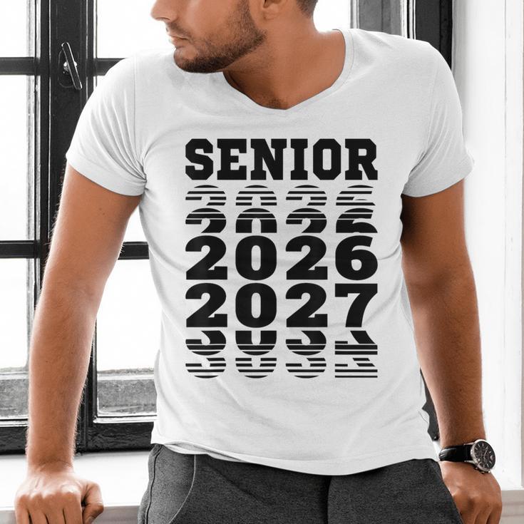 Senior 2026 2027 Class Of Graduation Men's V-Neck T-Shirt