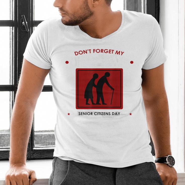 SENIOR CITIZENS DAY Don't Forget My DISCOUNT Graduation Day Men's V-Neck T-Shirt