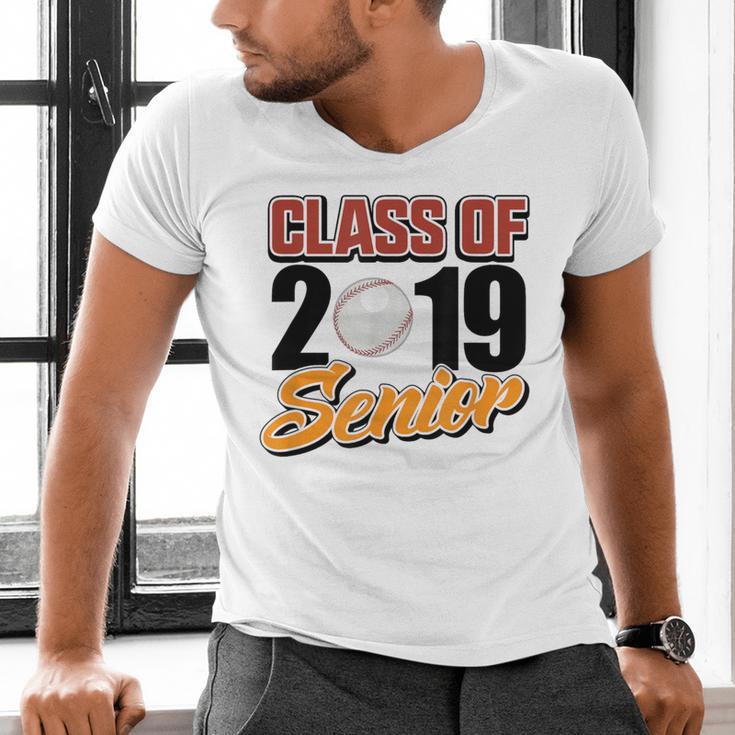 Senior Class Of 2019 Tshirt Graduation School Baseball Men's V-Neck T-Shirt