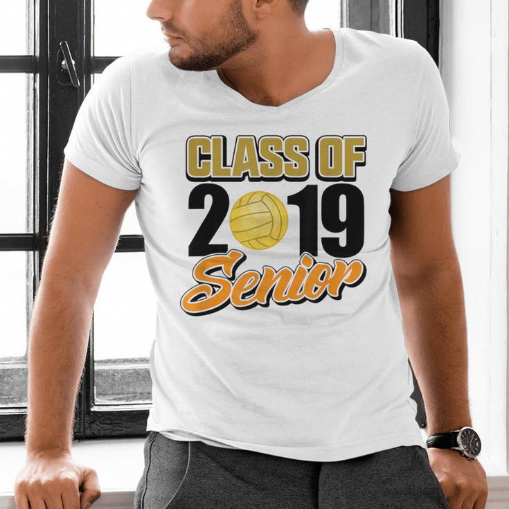 Senior Class Of 2019 Tshirt Graduation School Volleyball Men's V-Neck T-Shirt