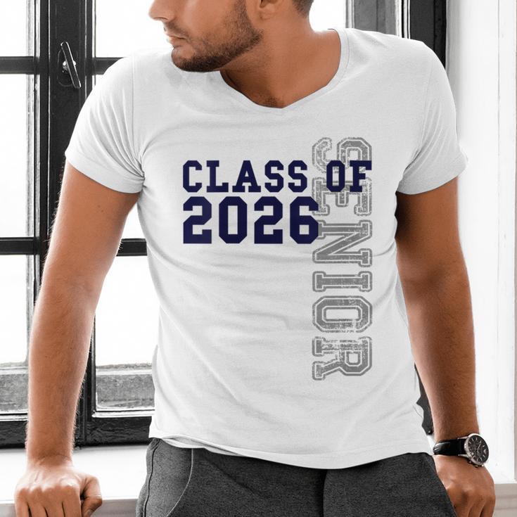 Senior Class Of 2026 Graduation Year High School & College Men's V-Neck T-Shirt