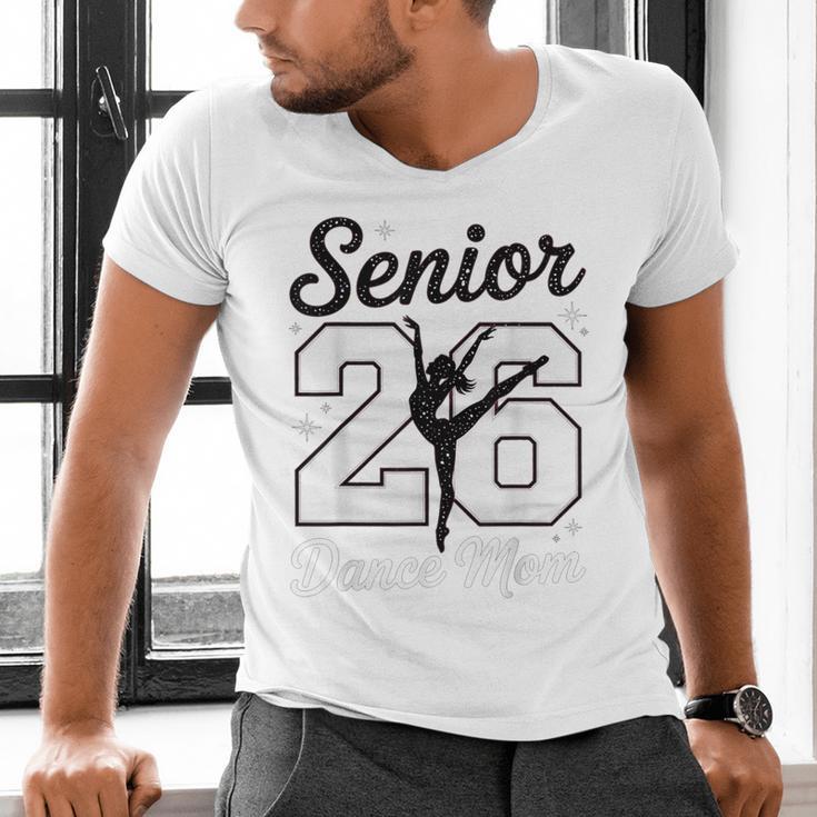 Senior Dance Mom Class Of 2026 Dancer Daughter Graduation Men's V-Neck T-Shirt