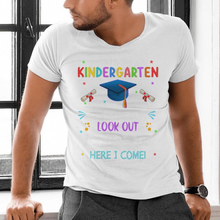So Long Kindergarten Graduation Look Out 1st Grade 2025 Kids Premium Tri-Blend Men's V-Neck T-Shirt