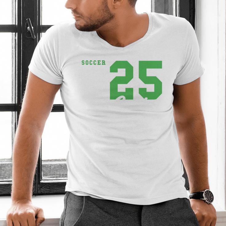 Soccer Senior Night Soccer Senior 2025 Graduation 44 Men's V-Neck T-Shirt