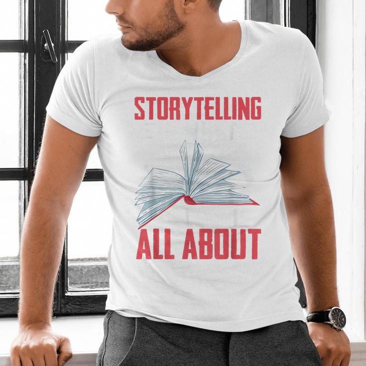 Storytelling Is What Life Is All About Book Men's V-Neck T-Shirt