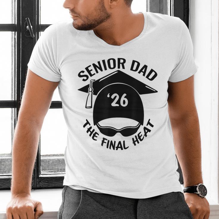 Swim Senior Dad 2026 The Final Heat Men's V-Neck T-Shirt