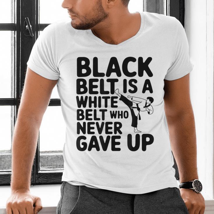 Taekwondo Belt Club Graduation Men's V-Neck T-Shirt