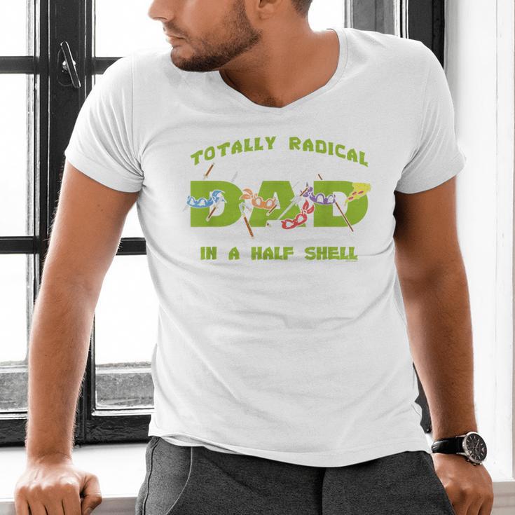Teenage Mutant Ninja Turtles Dad Turtles Father's Day Men's V-Neck T-Shirt
