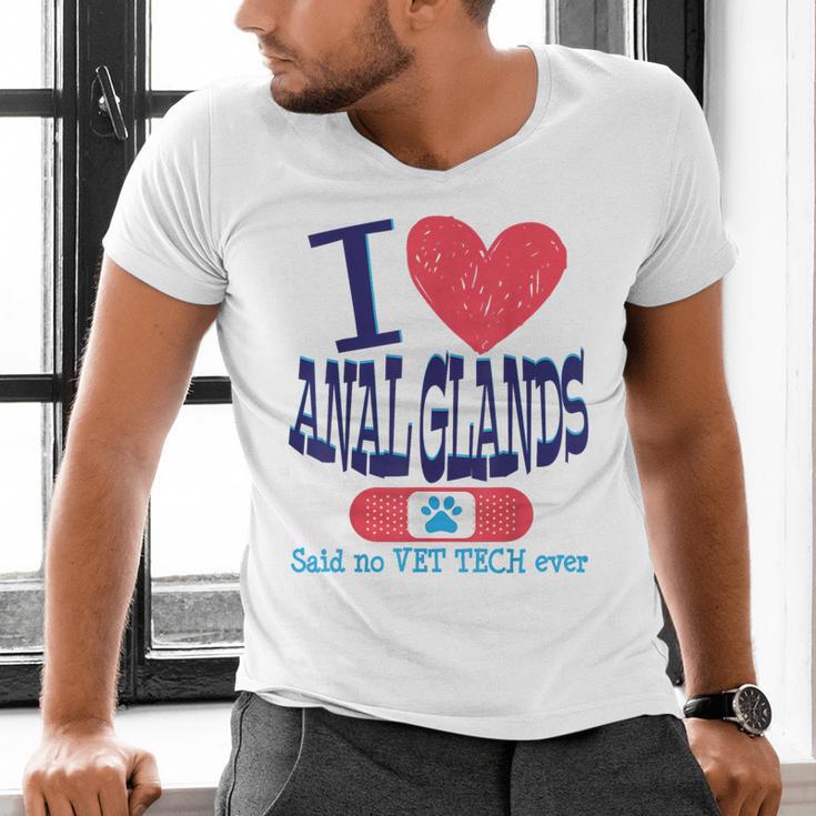 Vet Tech I Love Veterinary Technician Graduation Men's V-Neck T-Shirt