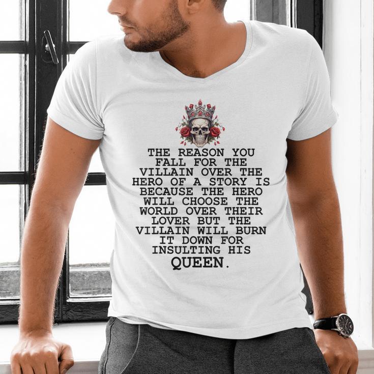 In My Villain Era Dark Romance Smutty Books Lovers Smut Book Men's V-Neck T-Shirt