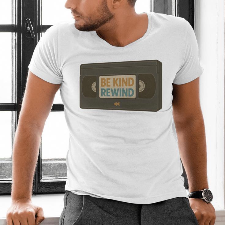 Vintage VHS Tape Humor Retro Nostalgia Graphic Men's V-Neck T-Shirt Vintage VHS Tape Humor Retro Nostalgia Graphic Men's V-Neck T-Shirt