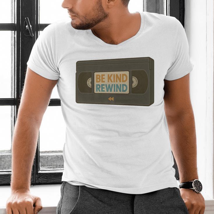 Vintage VHS Tape Humor Retro Nostalgia Graphic Premium Men's V-Neck T-Shirt
