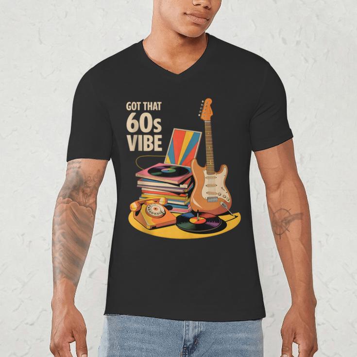 1960s 60s Reunion Nostalgia Memories Music School Grew Up Men's V-Neck T-Shirt 1960s 60s Reunion Nostalgia Memories Music School Grew Up Men's V-Neck T-Shirt