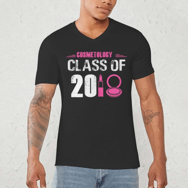 2018 Cosmetology Graduation Shirt Makeup Artist Men's V-Neck T-Shirt