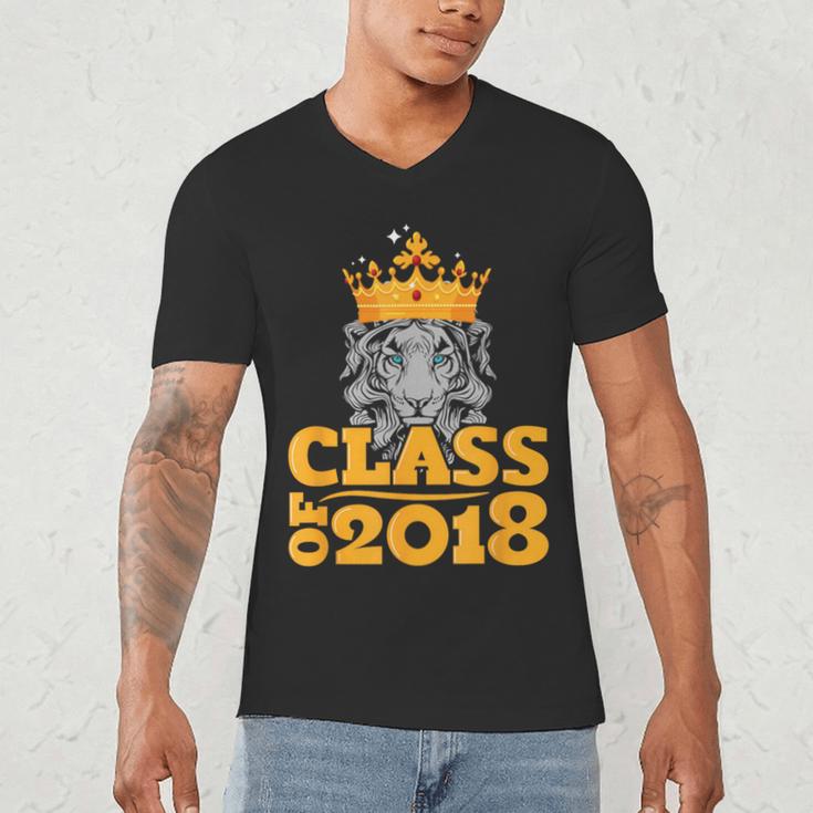 2018 Graduation Class Of 2018 KingShirt Men's V-Neck T-Shirt