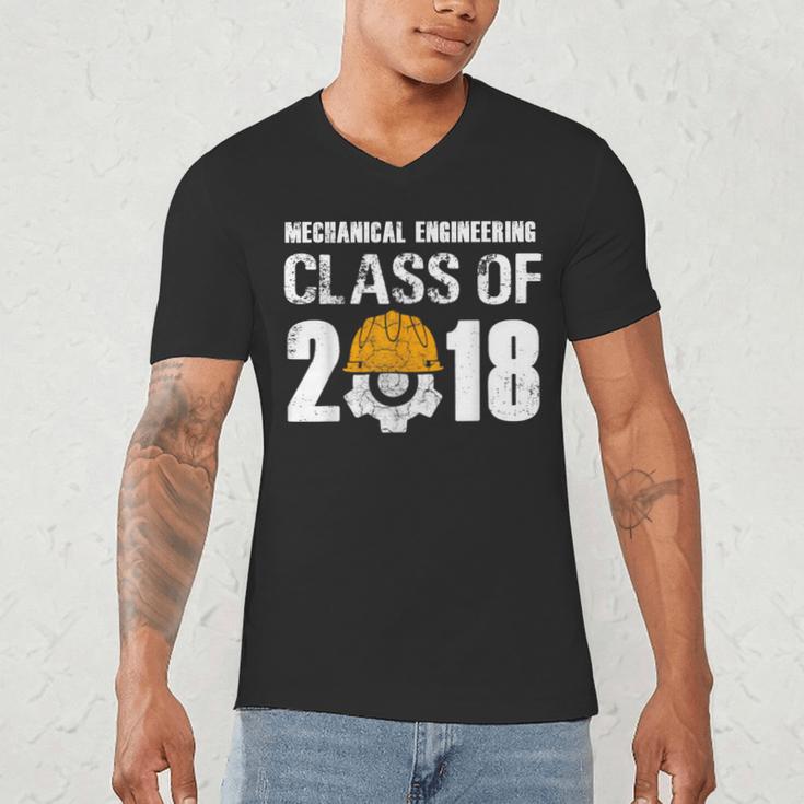 2018 Mechanical Engineering Graduation Shirt Mechanic Men's V-Neck T-Shirt