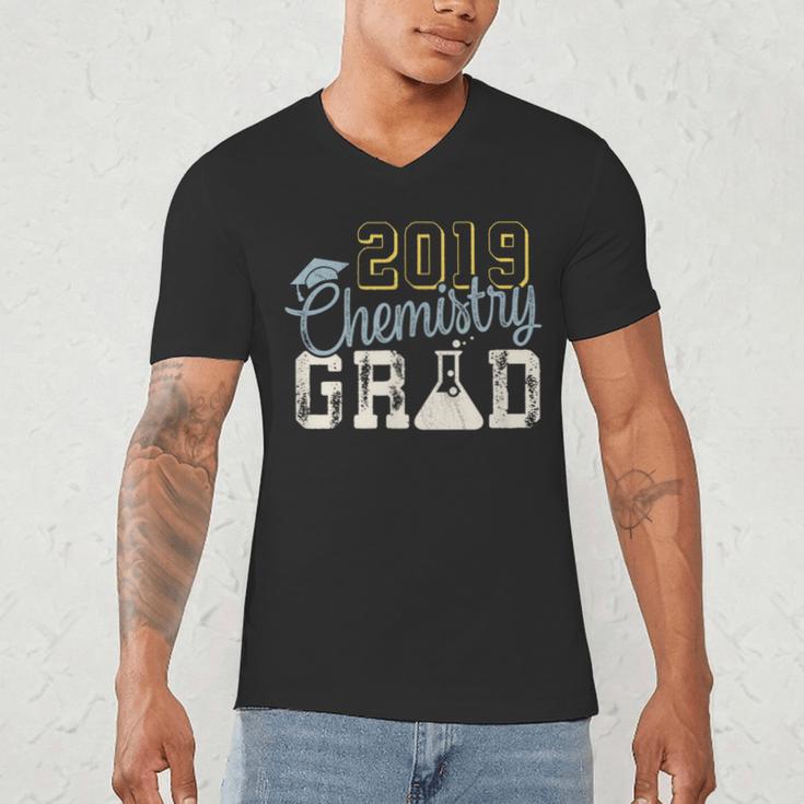2019 Chemistry College Graduation For Graduate Men's V-Neck T-Shirt