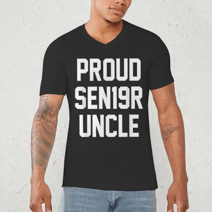 2019 Senior Uncle SEN19R Class Graduation PartyShirt Men's V-Neck T-Shirt
