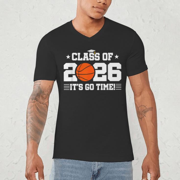 2026 Basketball Player 2026 Graduation Class Of 2026 Men's V-Neck T-Shirt