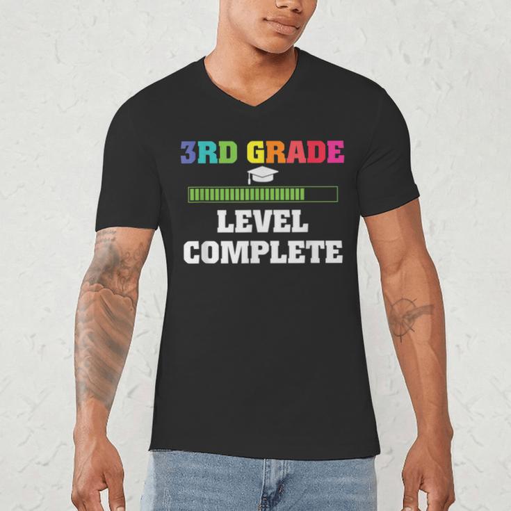 3rd Grade Level Complete Third Grade Graduation Men's V-Neck T-Shirt
