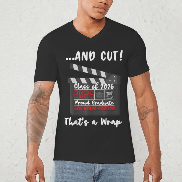 5th Grade 2026 Last Day End Of School Graduation Men's V-Neck T-Shirt