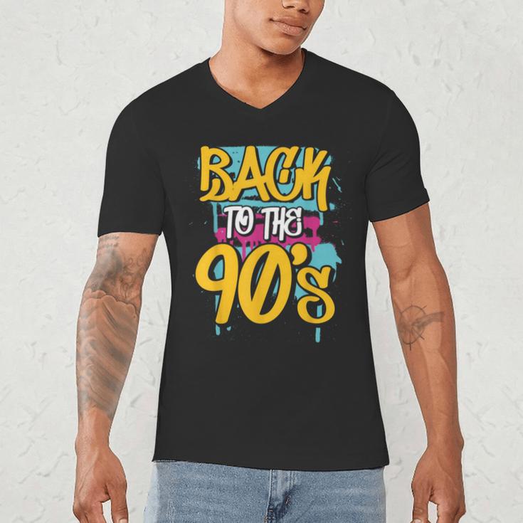 90's Nineties 1990s Nostalgia Men's V-Neck T-Shirt