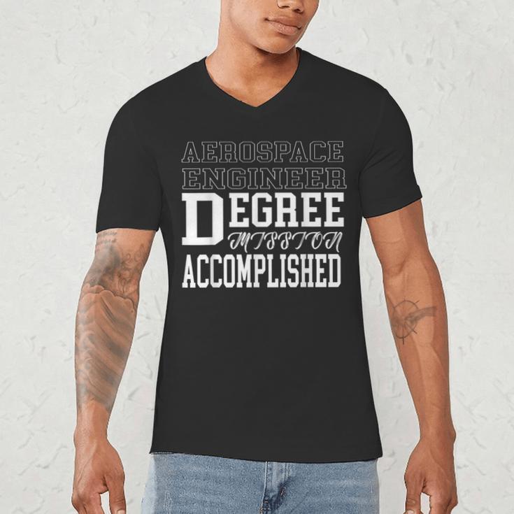 Aerospace Engineering Degree College Graduation T-Shirt Men's V-Neck T-Shirt