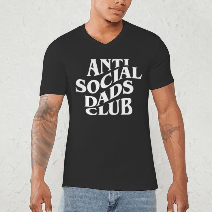 Anti Social Dads Club Dad Life Father's Day Men's V-Neck T-Shirt