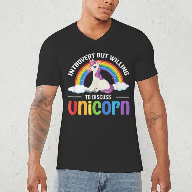 Anti Social Introvert Unicorn Lover Unicorns Men's V-Neck T-Shirt Anti Social Introvert Unicorn Lover Unicorns Men's V-Neck T-Shirt