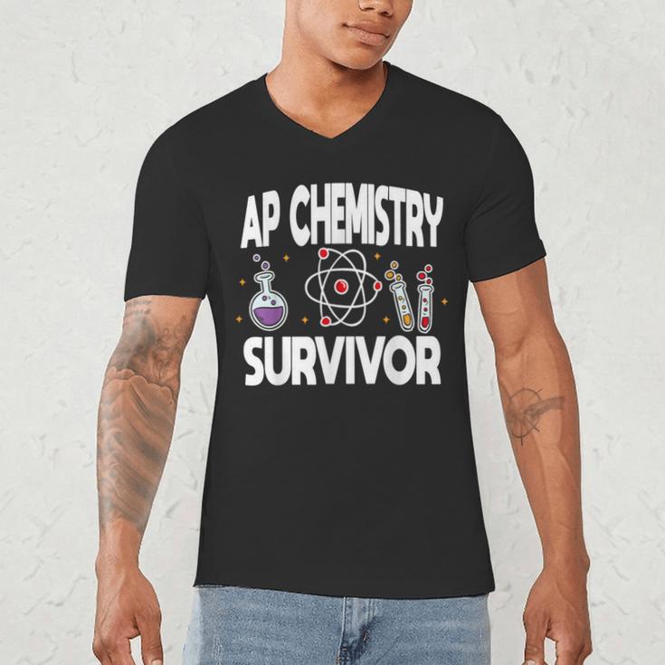 AP Chemistry Survivor Graduation 2024 High School Men's V-Neck T-Shirt