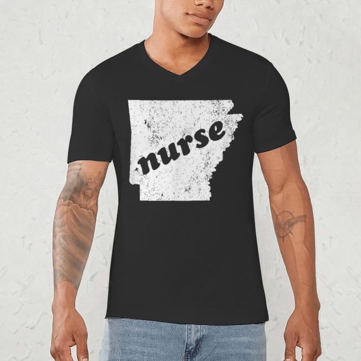 Arkansas Nursing Nurse Graduation Men's V-Neck T-Shirt