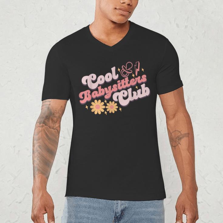 Babysitters Club Book Daycare Provider Friends Childcare Day Men's V-Neck T-Shirt
