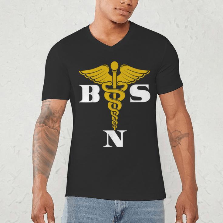 Bachelor Of Science Nursing Graduation Men's V-Neck T-Shirt