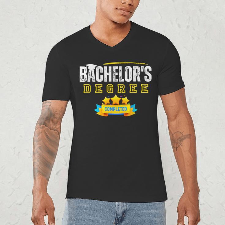Bachelors Degree Graduation Senior Celebration Grad Party Men's V-Neck T-Shirt