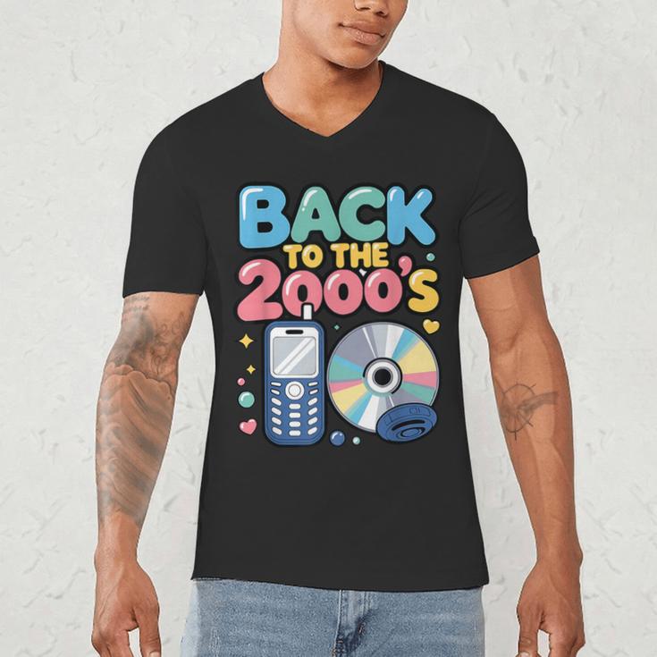 Back To The 2000s Retro Nostalgia Men's V-Neck T-Shirt