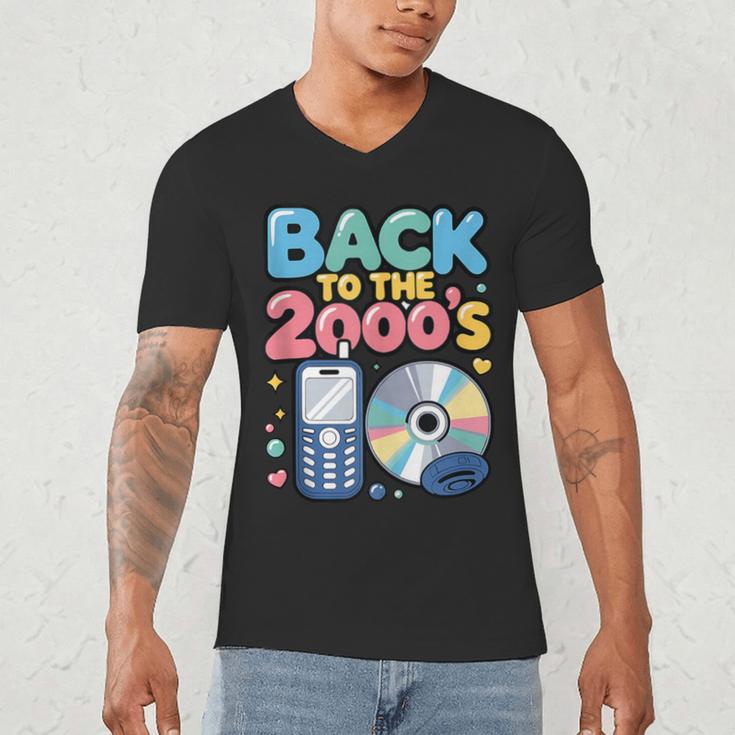 Back To The 2000s Retro Nostalgia Men's V-Neck T-Shirt