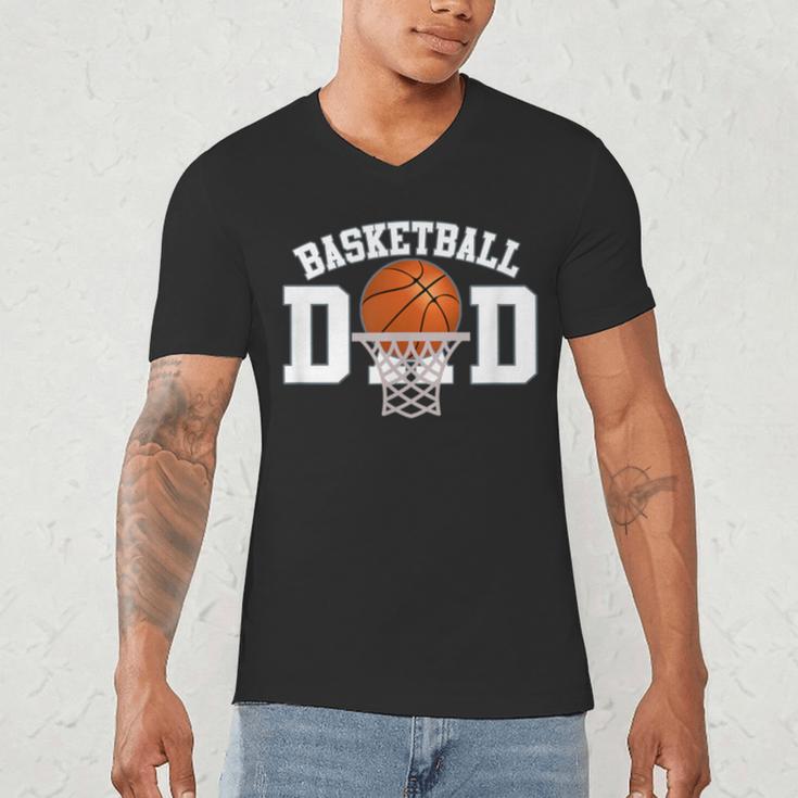 Basketball Dad Men's V-Neck T-Shirt