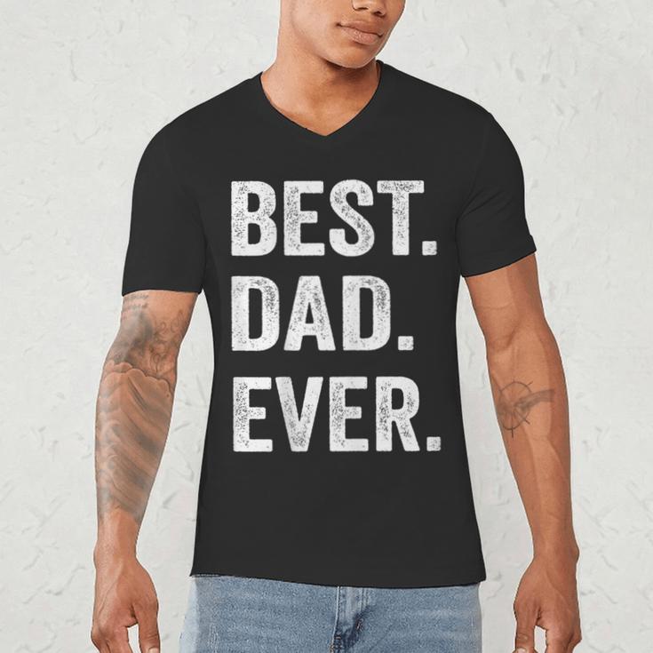Best Dad EverShirt Men Husband Men's V-Neck T-Shirt