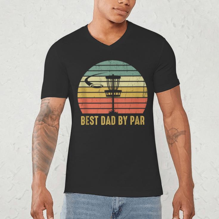 Best Dad By Par Disc Golf Father's Day Men's V-Neck T-Shirt Best Dad By Par Disc Golf Father's Day Men's V-Neck T-Shirt