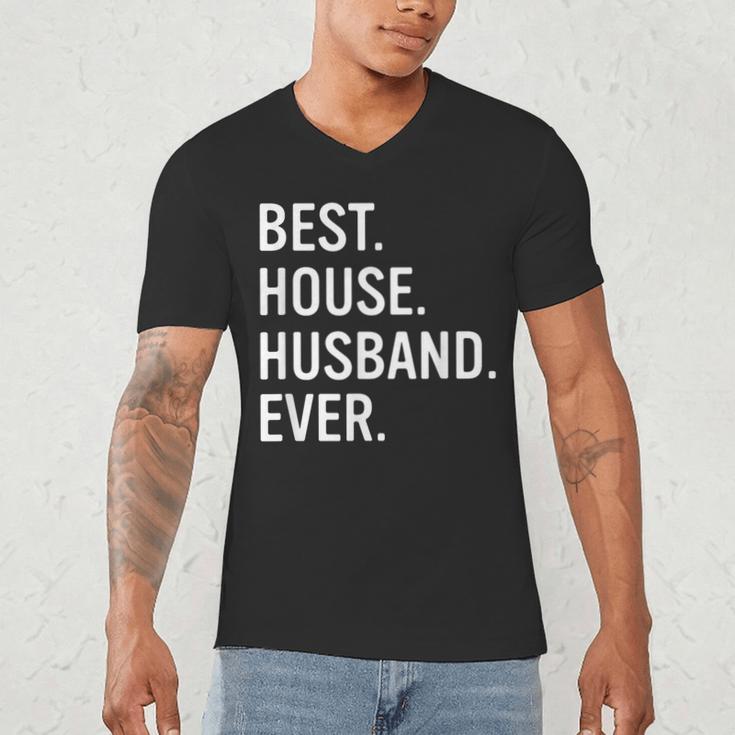 Best House Husband Ever Stay At Home Dad Men's V-Neck T-Shirt
