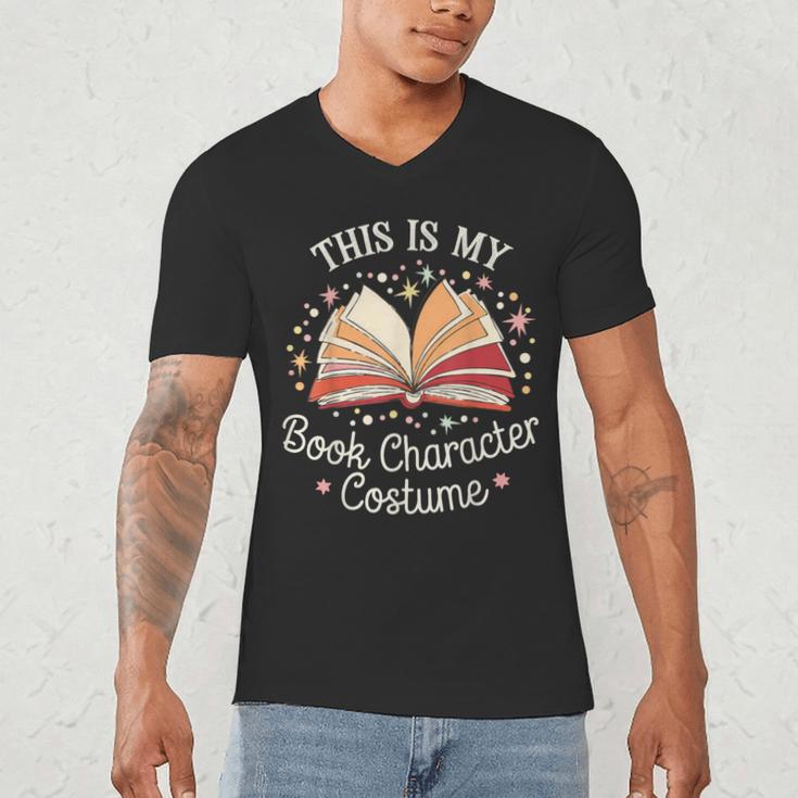 This Is My Book Character Costume Men's V-Neck T-Shirt
