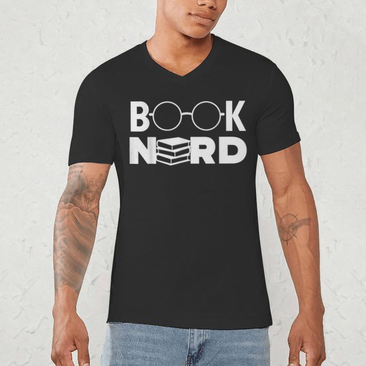 Book Nerd Book Club Bookworm Reading Lover Humor Men's V-Neck T-Shirt Book Nerd Book Club Bookworm Reading Lover Humor Men's V-Neck T-Shirt
