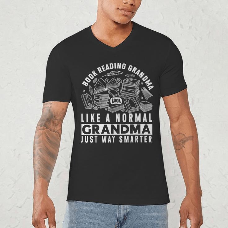 Book Reading Grandma Book Lover Grandma Men's V-Neck T-Shirt Book Reading Grandma Book Lover Grandma Men's V-Neck T-Shirt