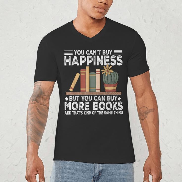 Books Reading Lovers Bookworm Librarian Book Nerd Read Men's V-Neck T-Shirt