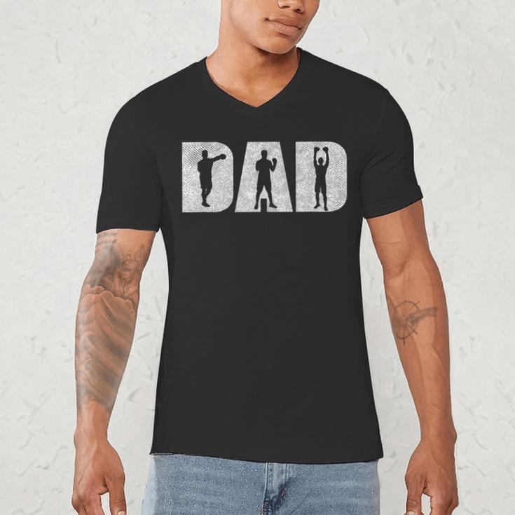 Boxer Dad Love Boxing For Training MMA Box Fighting Men's V-Neck T-Shirt Boxer Dad Love Boxing For Training MMA Box Fighting Men's V-Neck T-Shirt