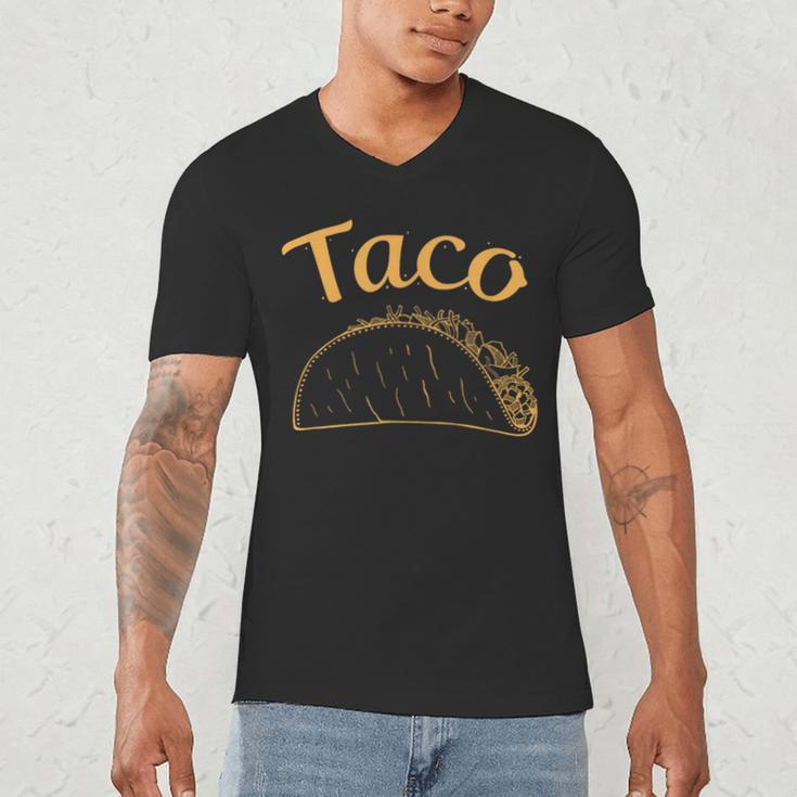 Burrito Taco Taquito Dad Mom Child Baby Matching Family Men's V-Neck T-Shirt