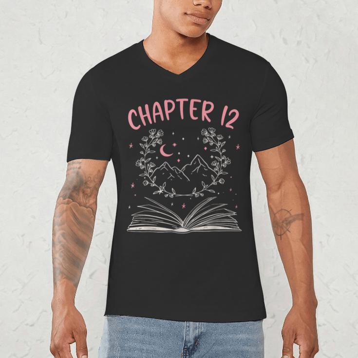 Chapter 12 Birthday Reading Book Lovers 12 Year Old Men's V-Neck T-Shirt