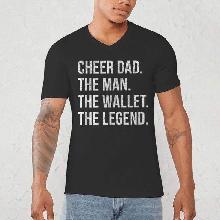 Cheer Dad Cheerleading Men's V-Neck T-Shirt Cheer Dad Cheerleading Men's V-Neck T-Shirt