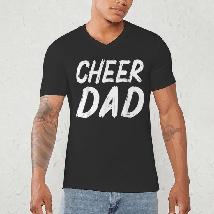 Cheer Dad Family Father Cheerleader Squad Men's V-Neck T-Shirt