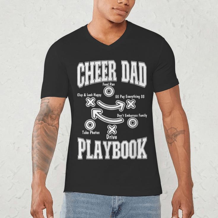 Cheer Dad Playbook Men's V-Neck T-Shirt Cheer Dad Playbook Men's V-Neck T-Shirt